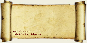 Kaća Nerić vizit kartica